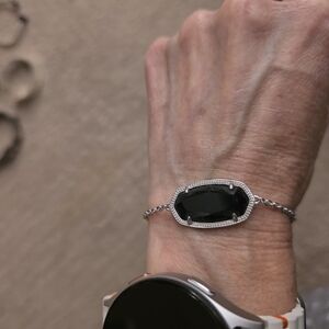 Kendra Scott Elegant Black Stone Bracelet